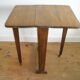 Old folding side table