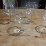 4 verres ballons en cristal