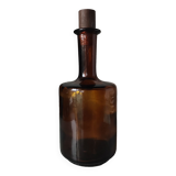 Amber glass bottle