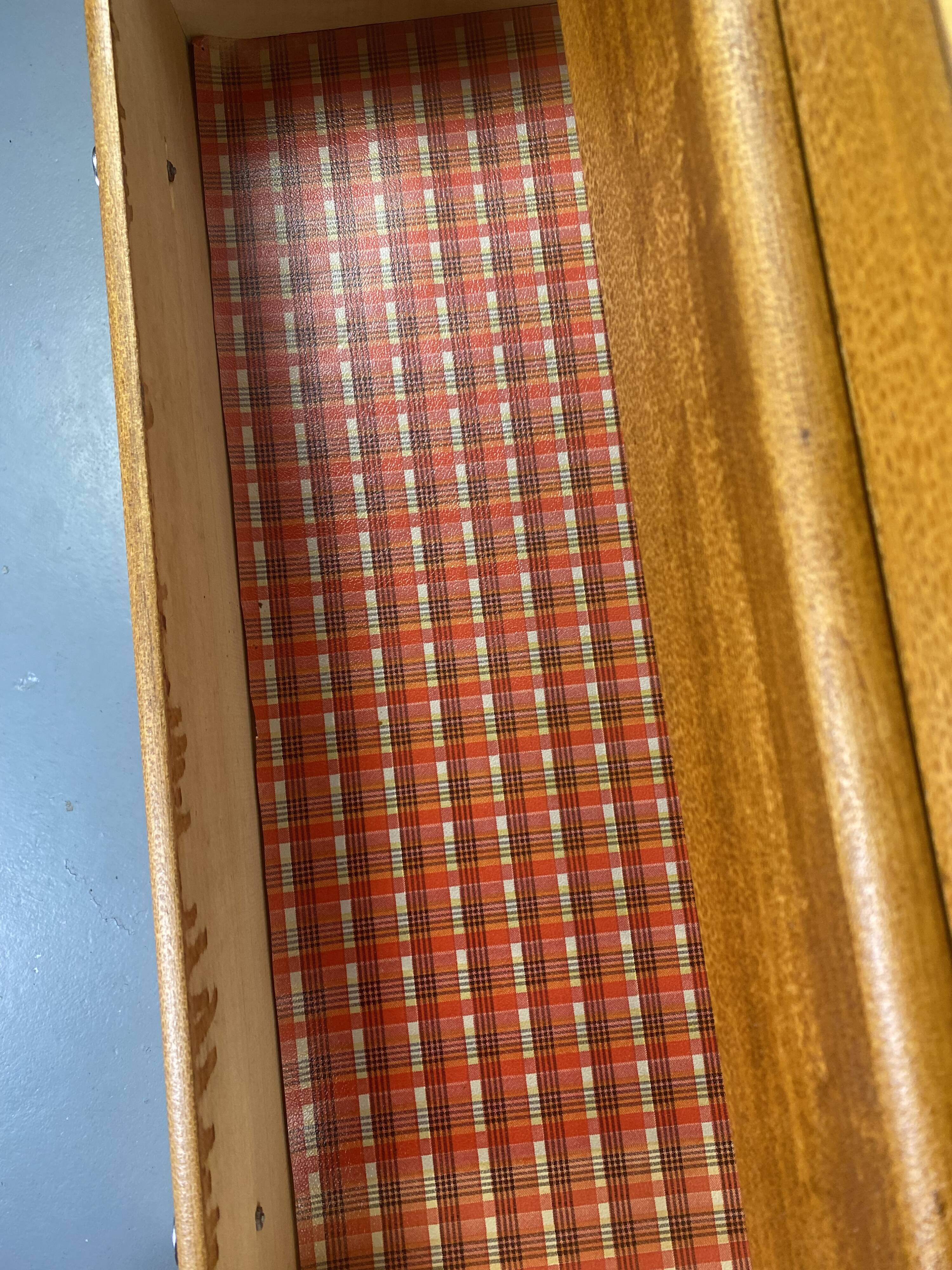 Commode Vintage en Bois à 3 Tiroirs
