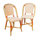 Pair of Parisian bistro chairs Maison Drucker model Fouquet's N°1