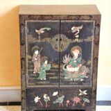 Chinese wardrobe, with mother-of-pearl inlays