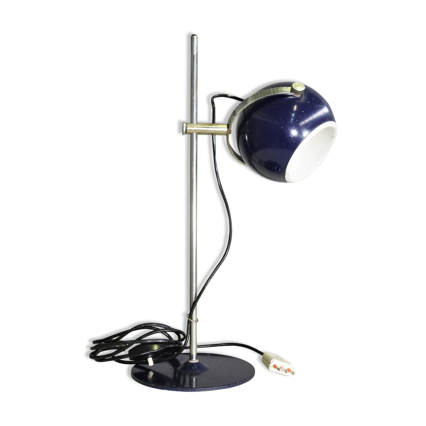 Table lamp "Eye ball" blue Space Age – Goffredo Reggiani, 70s