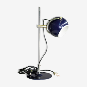Lampe de table « Eye ball » bleu Space Age – Goffredo Reggiani, années 70