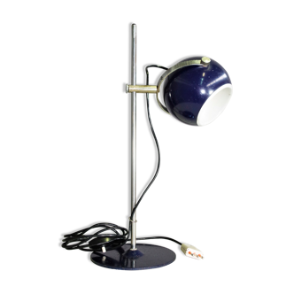 Lampe de table « Eye ball » bleu Space Age – Goffredo Reggiani, années 70