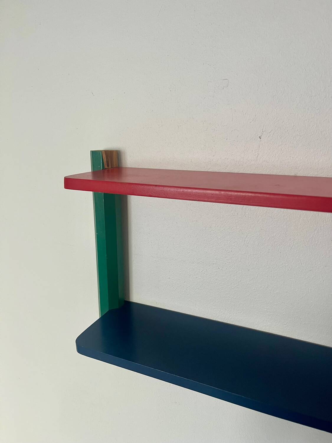 Wall shelf by Pierre Sala giant crayons from the 80s.