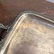 Silver Plated Metal Tray Louis XVI Style 1920 Gordon Hanse Pattern