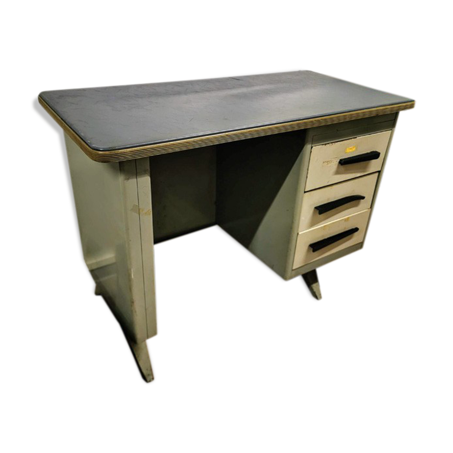 Metal industrial desk
