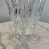 Three champagne flutes
