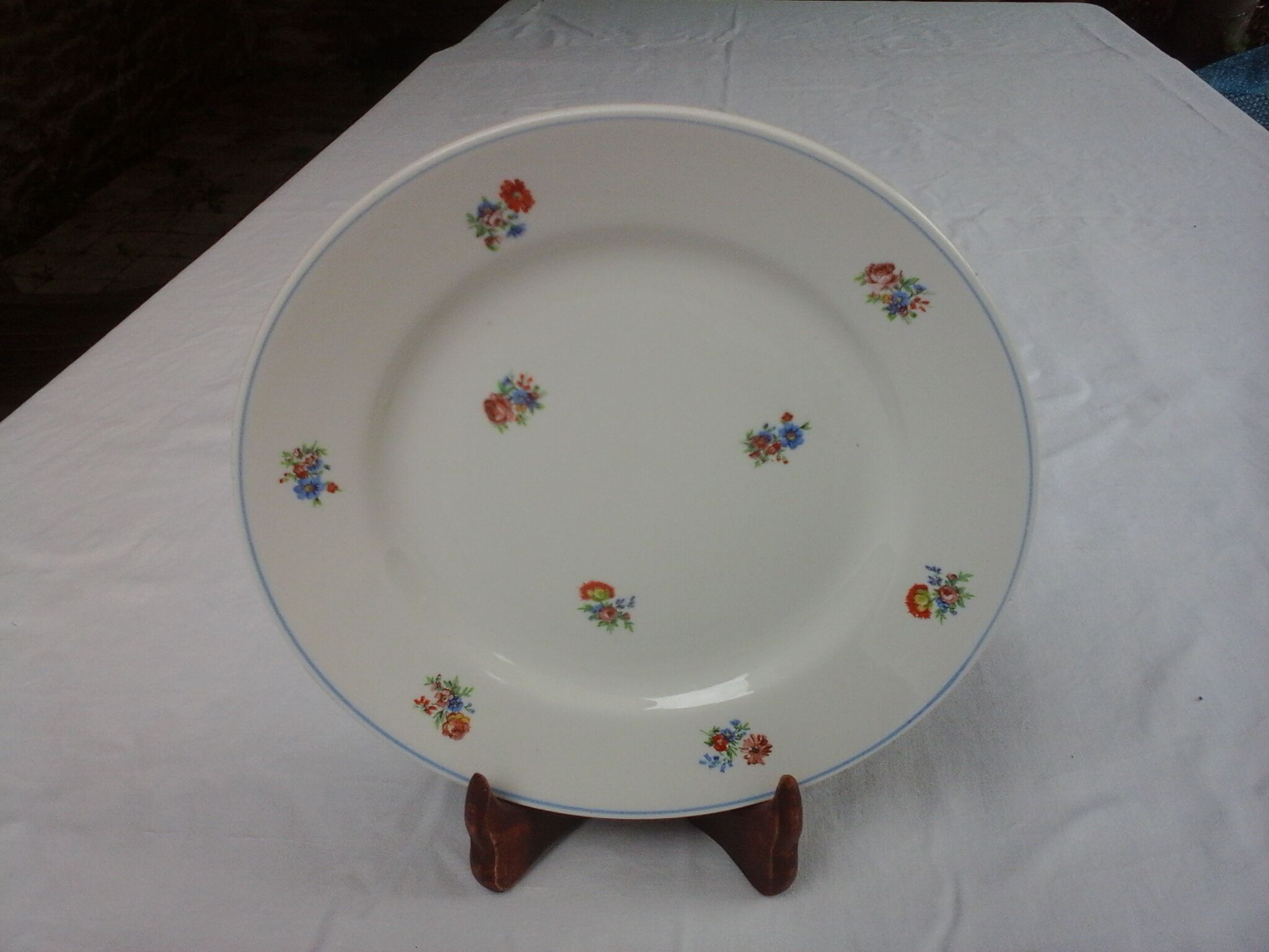 Set of 8 dishes flat Moulin des Loups