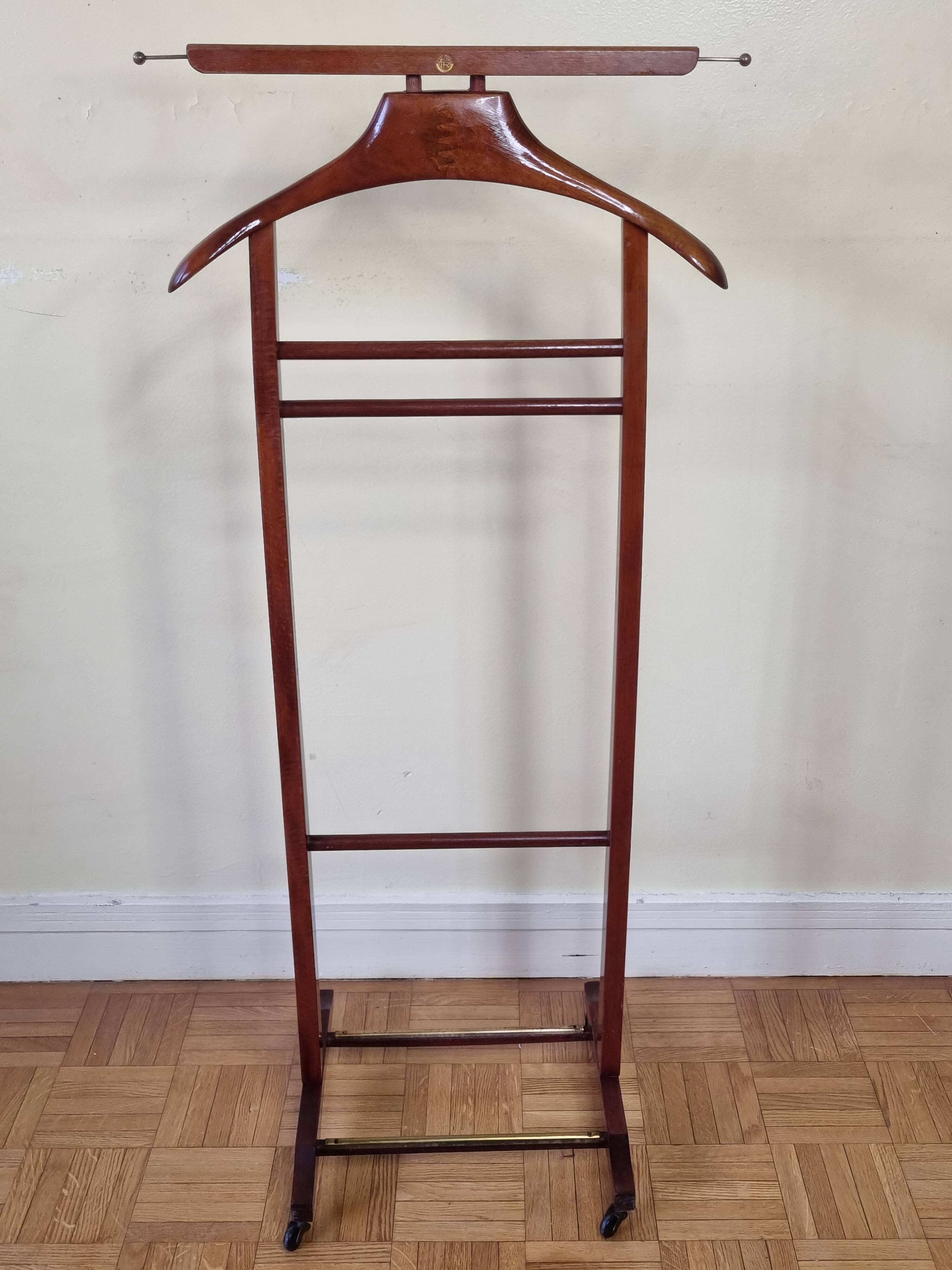 Fratelli Reguitti wooden valet, 1950s, 104 cm