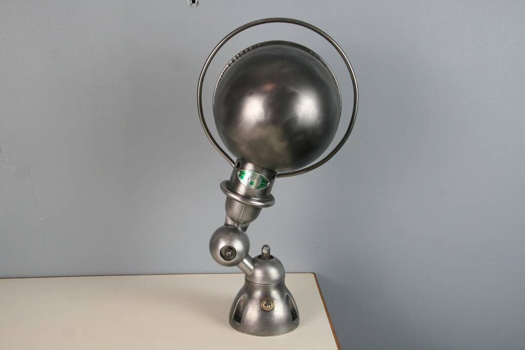 Jieldé graphite industrial wall lamp by Jean Louis Domecq