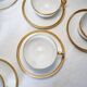 Impeccable Haviland Limoge coffee or tea service in fine porcelain and/or 24 carat