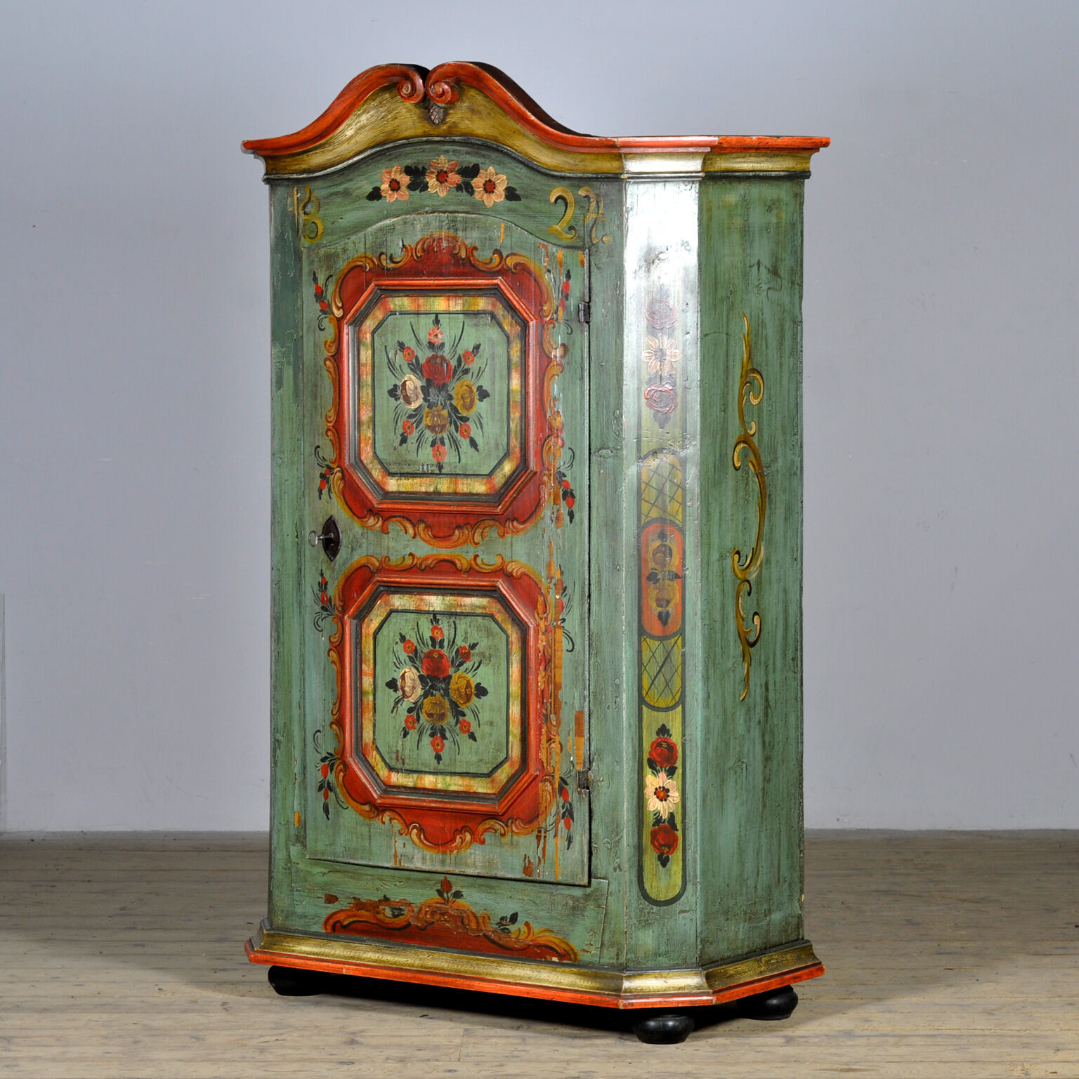 German wedding cabinet, dated 1824