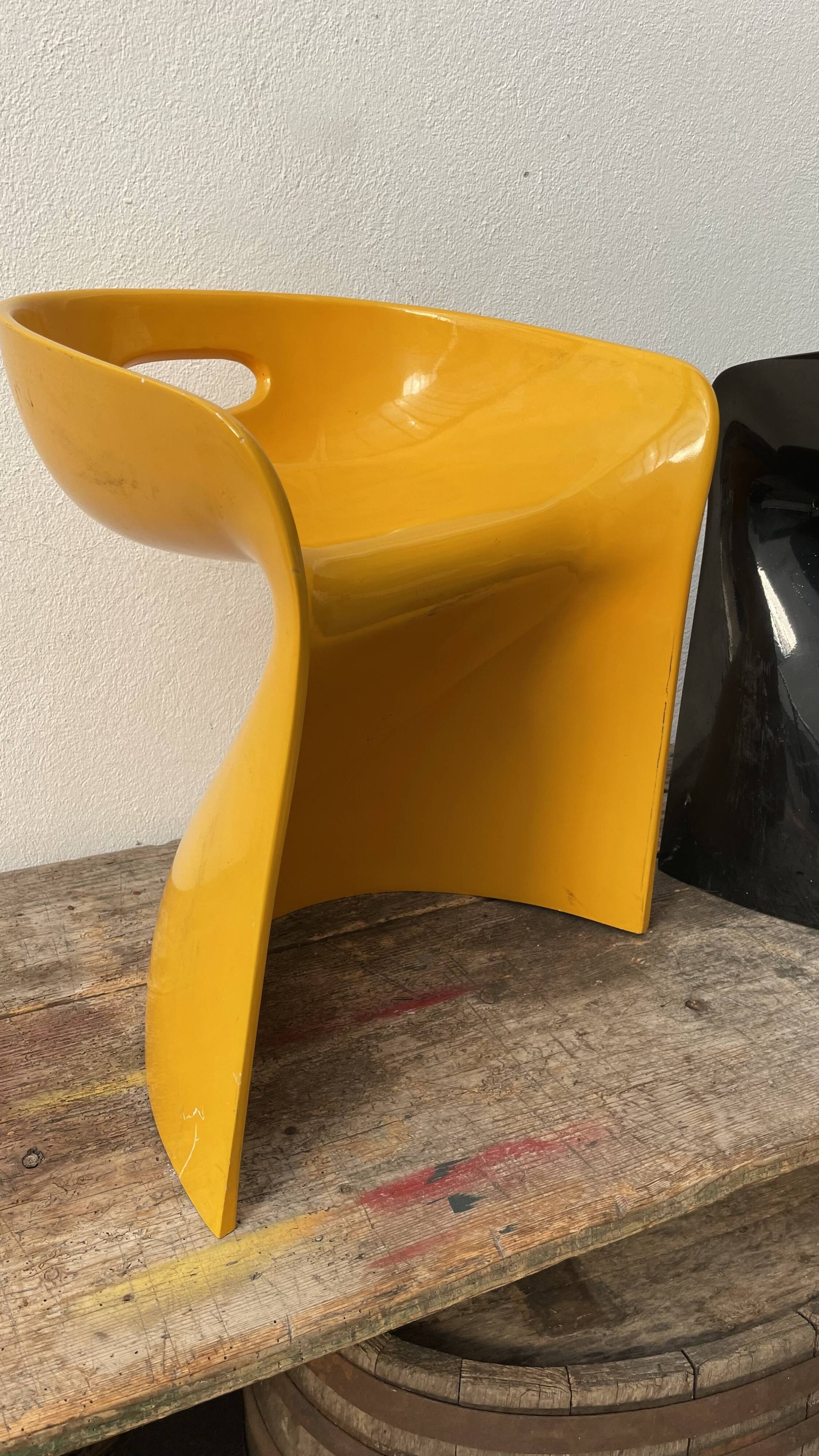Paire de chaises « Bowl-chairs » design