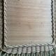 Miroir rotin vintage H72 X L48