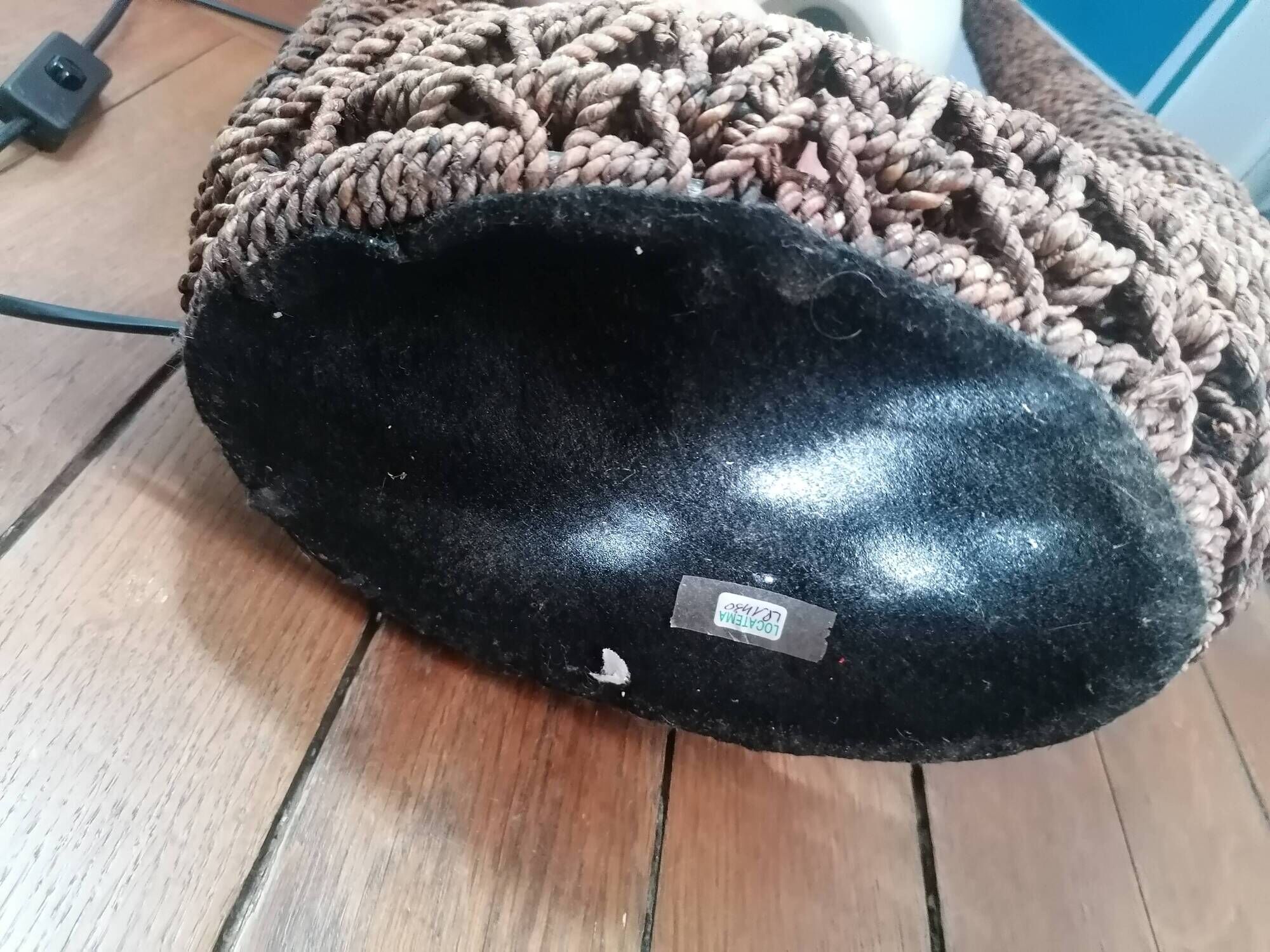 Lamp made of rope and resin - Bohemian, nautical, natural, ethnic.