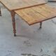 Table de ferme bois pied tourné