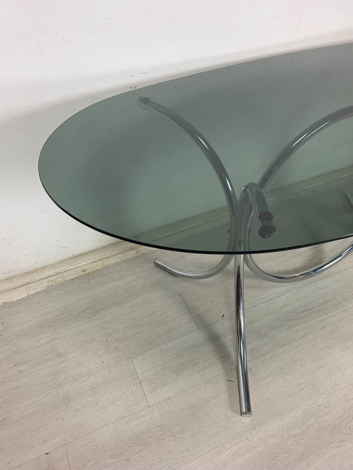 Glass steel table