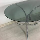 Glass steel table