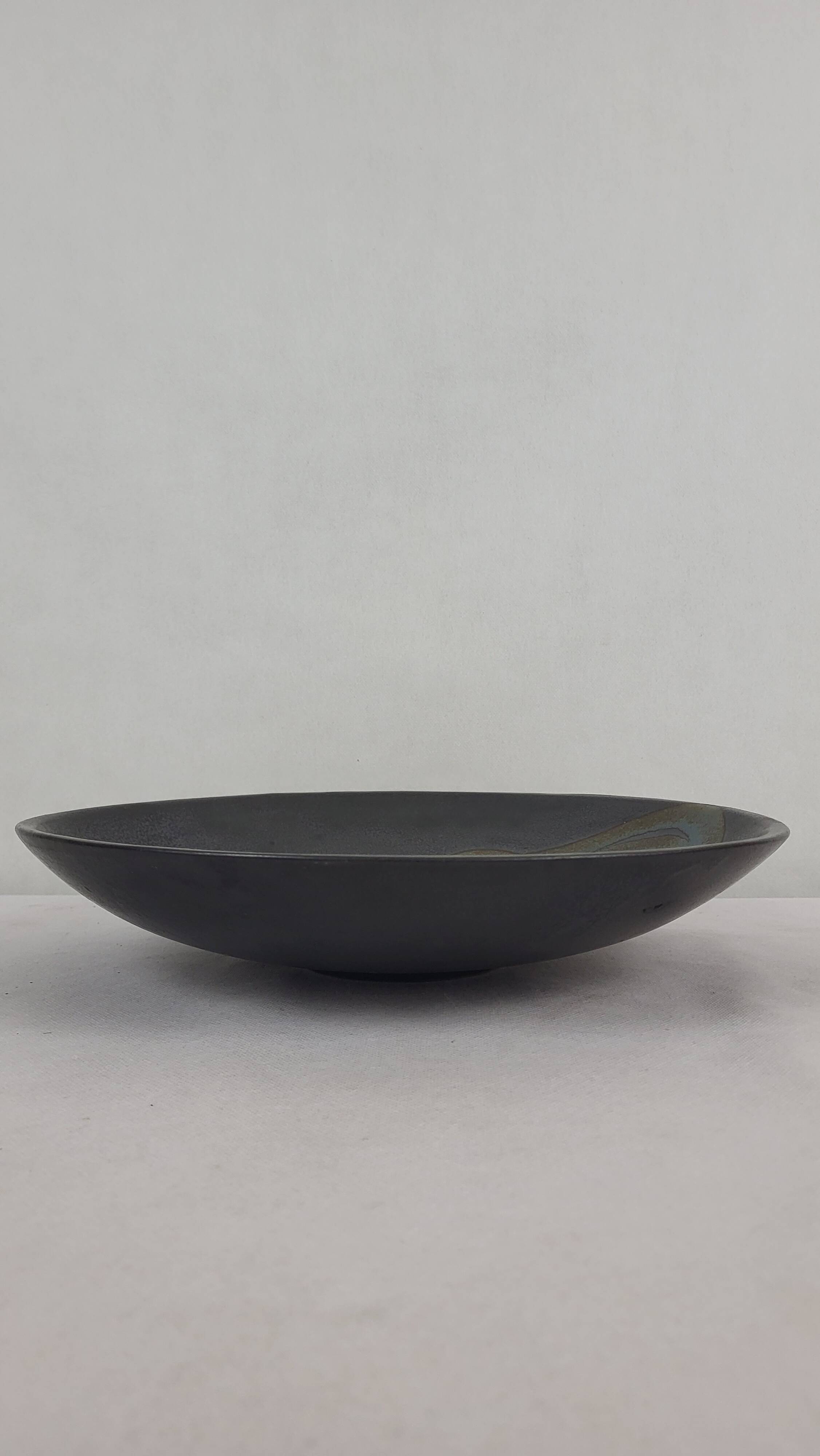 Stoneware dish / cup signed Jean Cacheleux