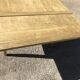 Renovated oak art deco farm table