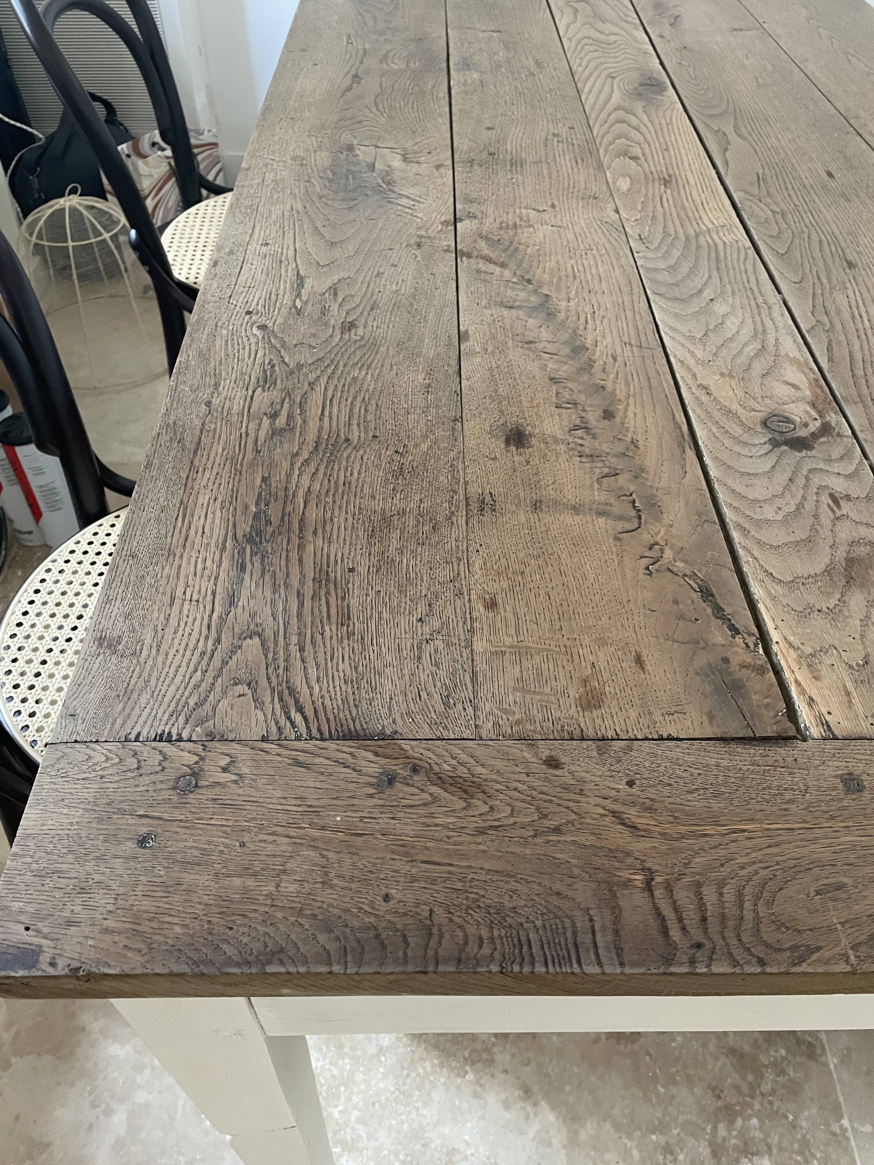 Farm table dining