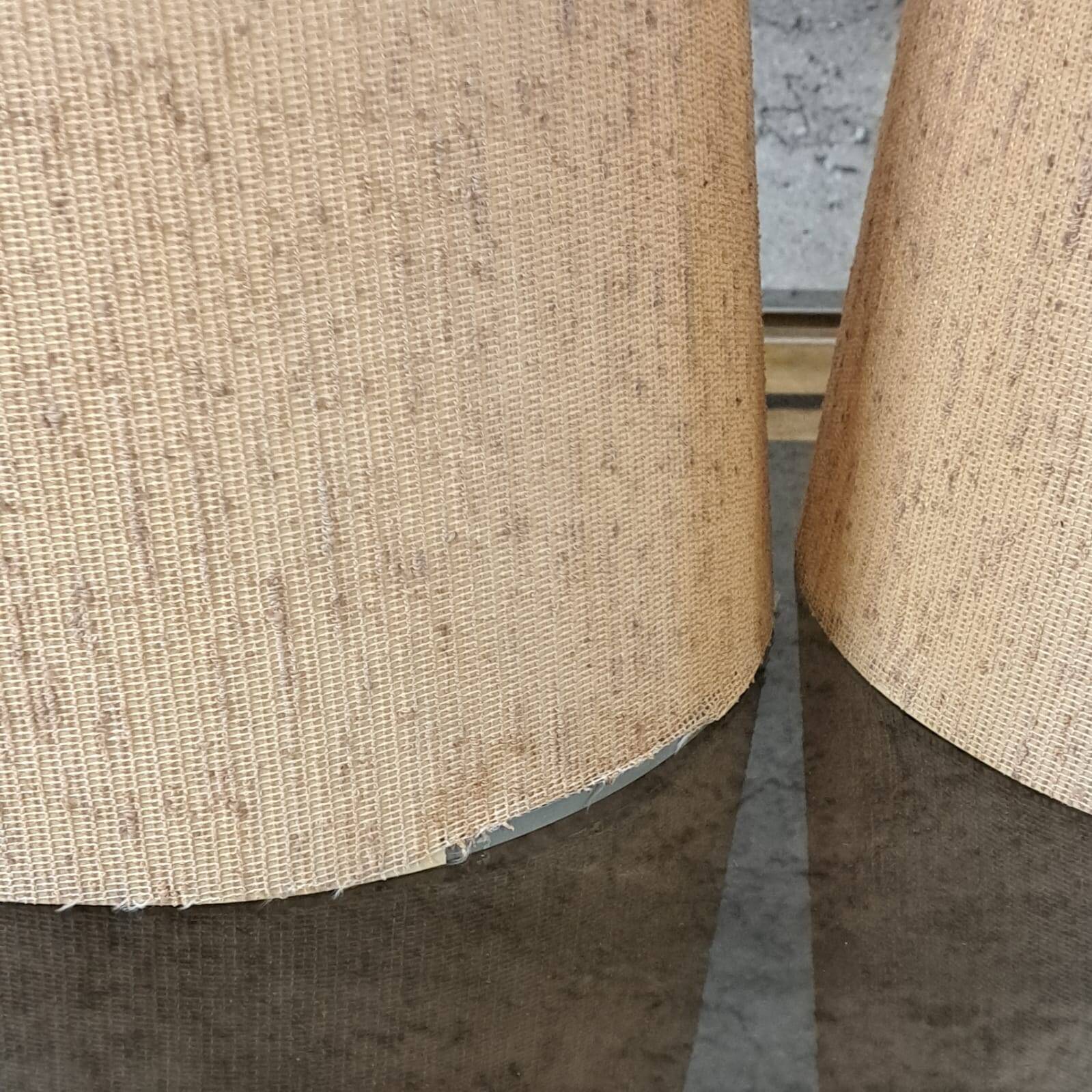 Pair of vintage ceramic lamps made in Italy