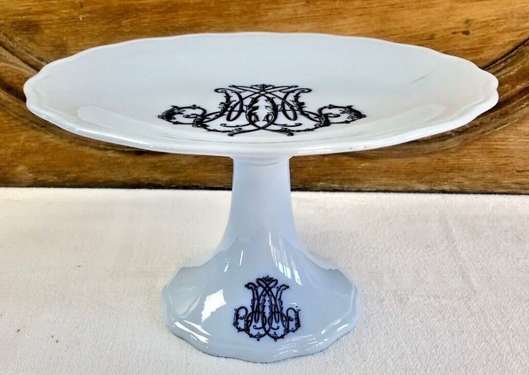 Old fruit bowl Brown Westhead Moore & co monogram XIX