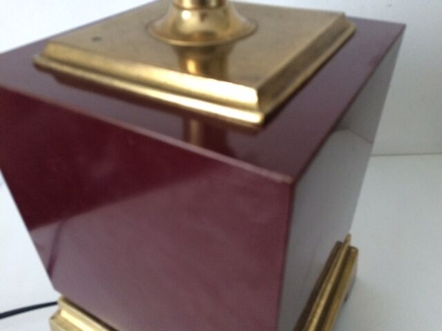 Brass lamp and formica 1970