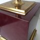 Brass lamp and formica 1970