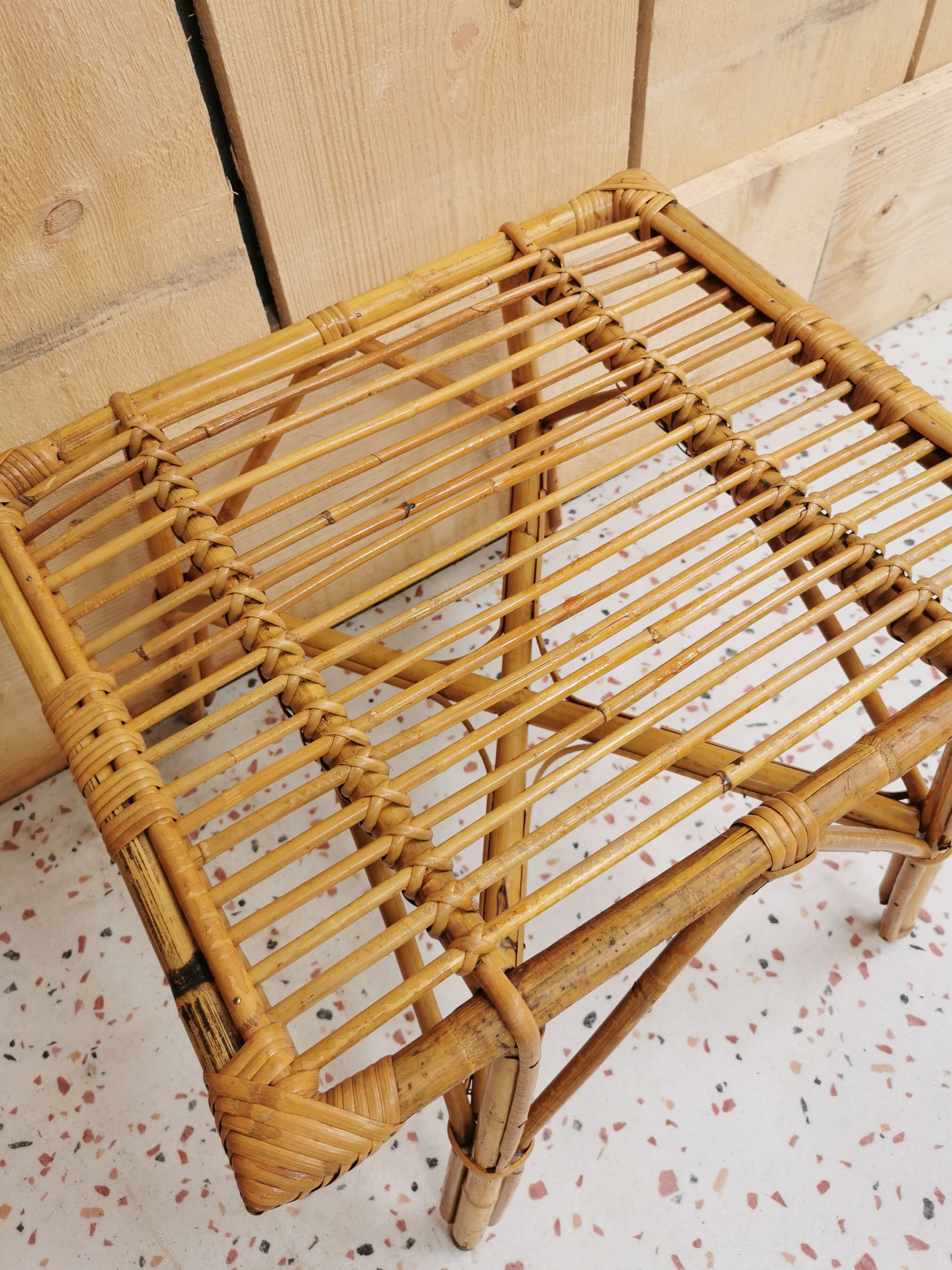 Rattan table