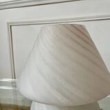 Pair of Murano glass mushroom lamps, 1970