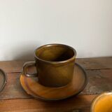 6 West German coffee cups