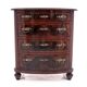 Walnut chest of drawers, Northern Europe, circa 1890. After renovation.