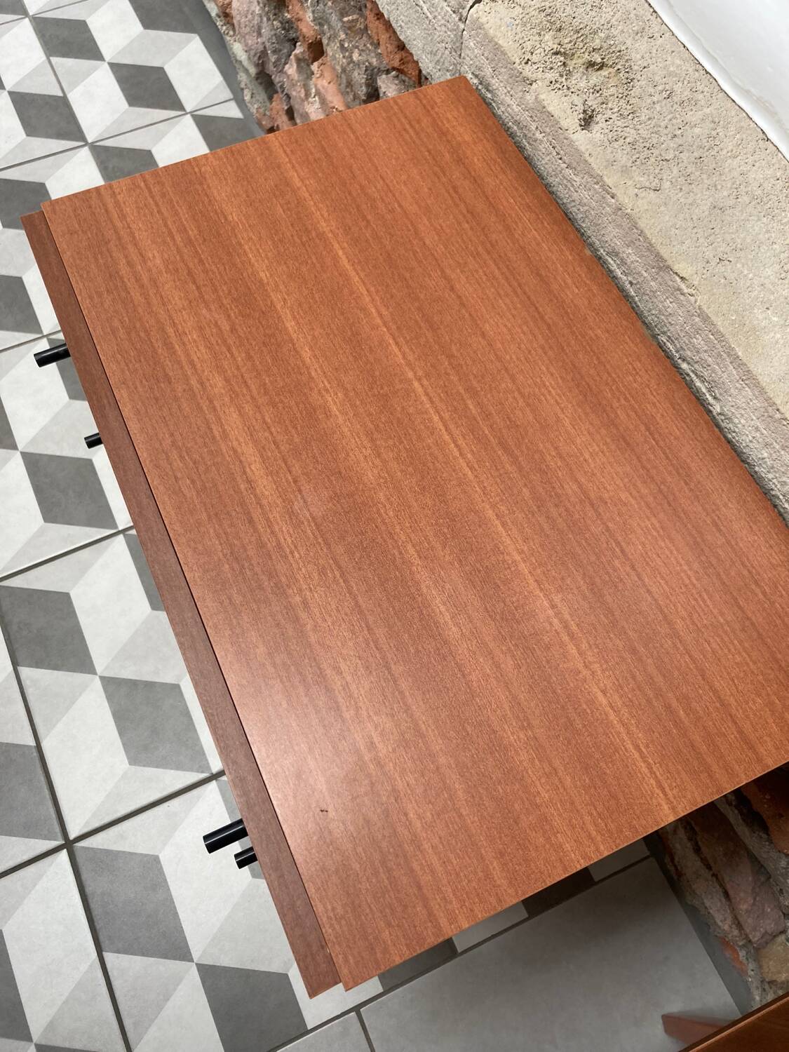 Pair of modernist 3K Mobel bedside tables