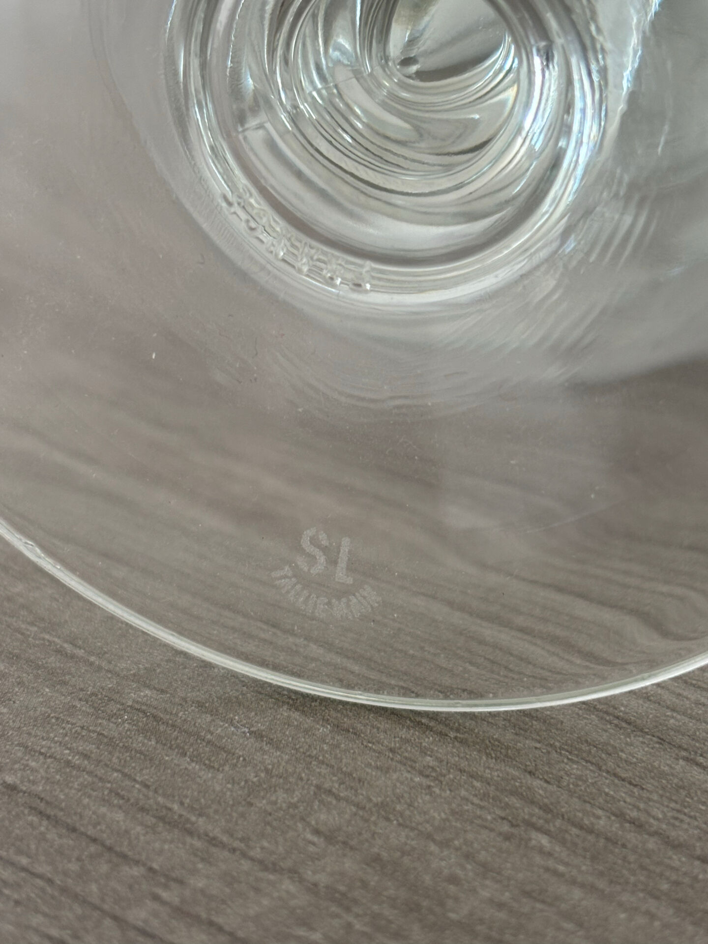 Coupe glace Saint Louis (maison du groupe Hermes)