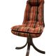 Chaises pivotantes velours