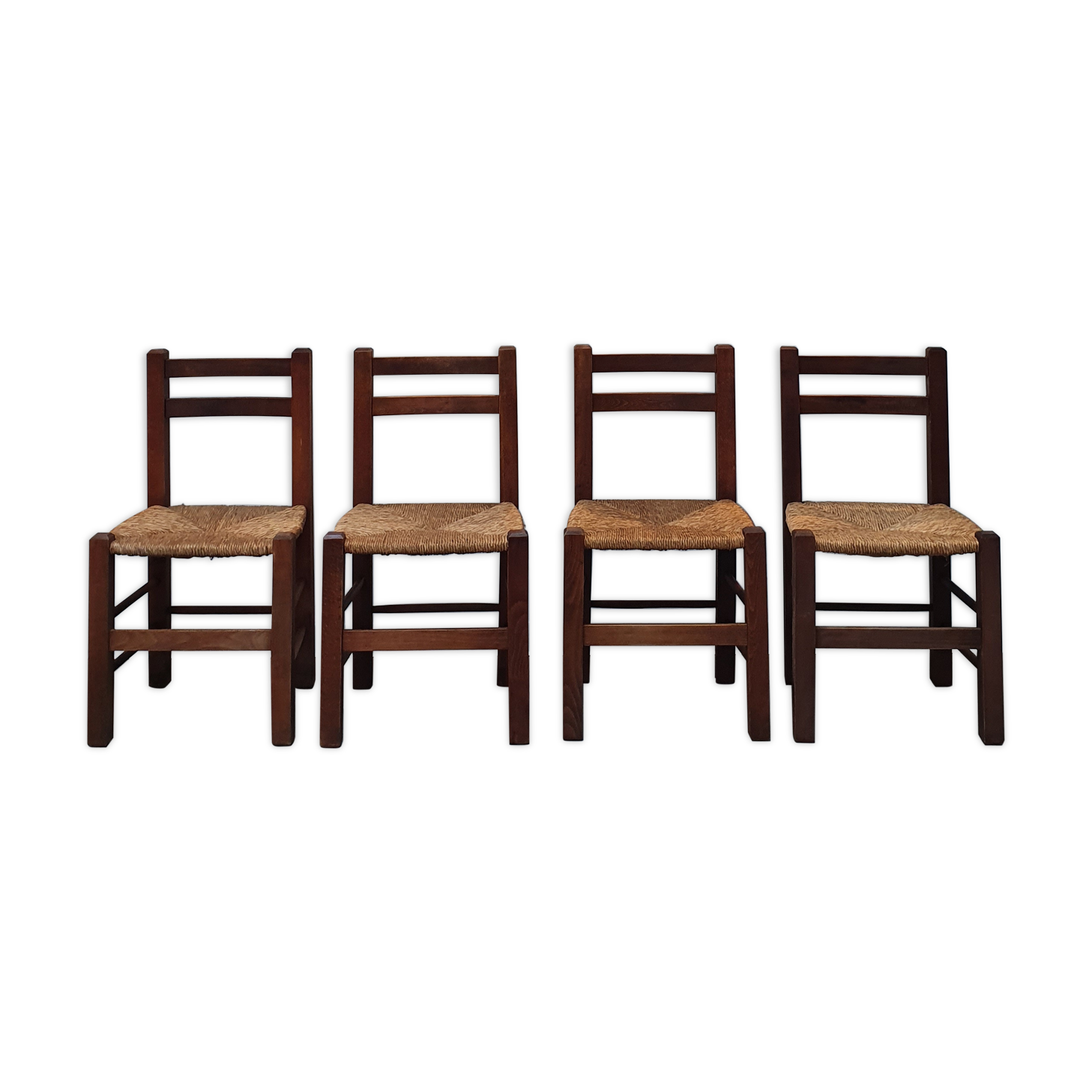 Set of 4 mulched chairs