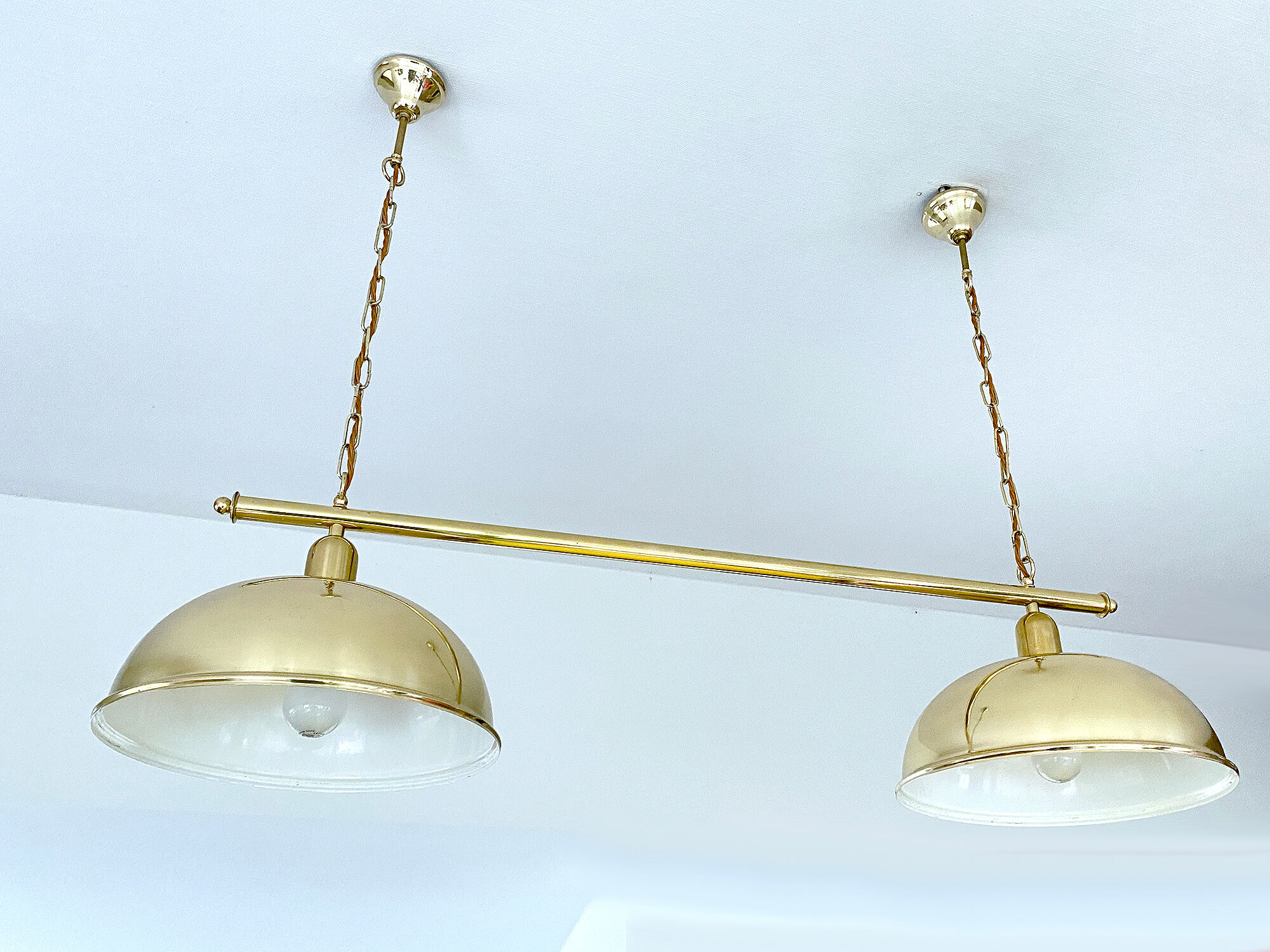Vintage Grand Chandelier, Brass, 60s