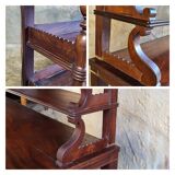 Mahogany wall shelf