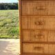 Large 4-drawer rattan chest of drawers from the 70s/80s.