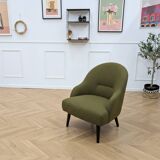 Restored crapaud armchair