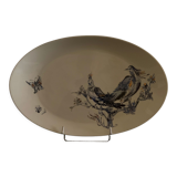 Dish signed Arsberg, "Le Buffon" after a Manufacture Royale de Sèvres model