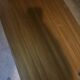 Scandinavian coffee table in teak and ceramic from the 1960s.