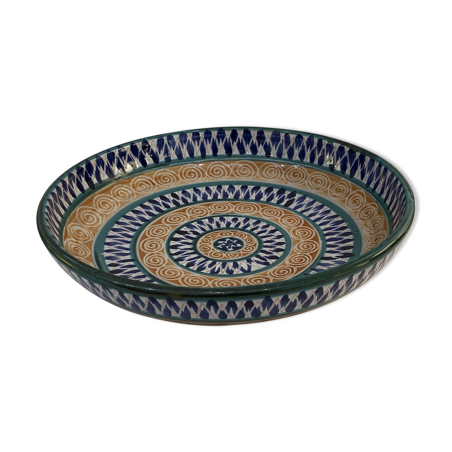 Ceramic plate by Robert Picault - Vallauris 1960