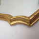 Ancien miroir de style  en bois tour doré, 41x27 cm