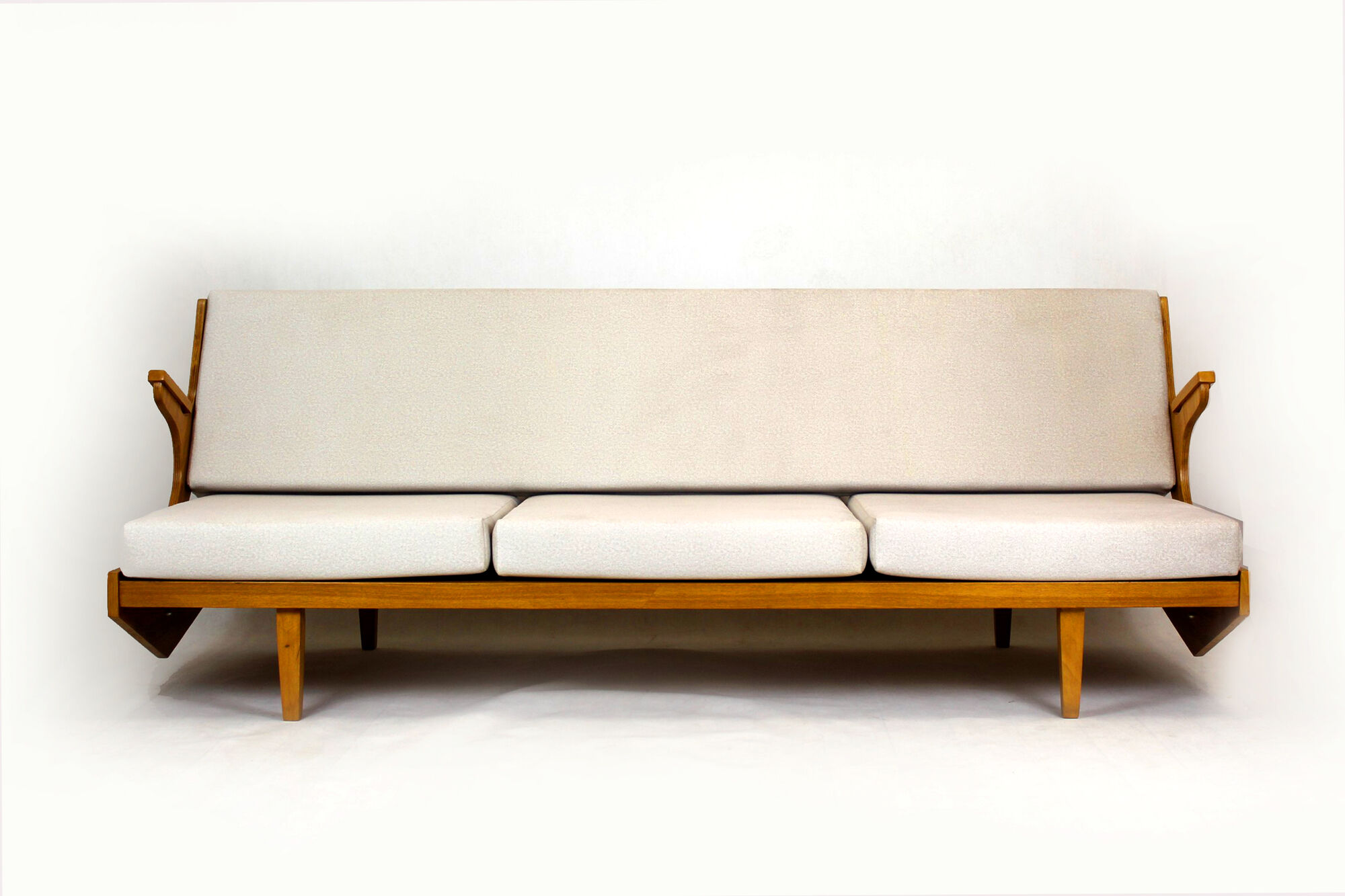 Restored Mid-Century Convertible Sofa from Opp Drevovyroba, 1970s