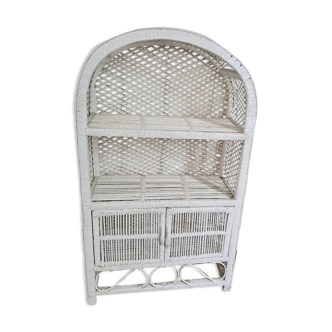 Rattan shelf