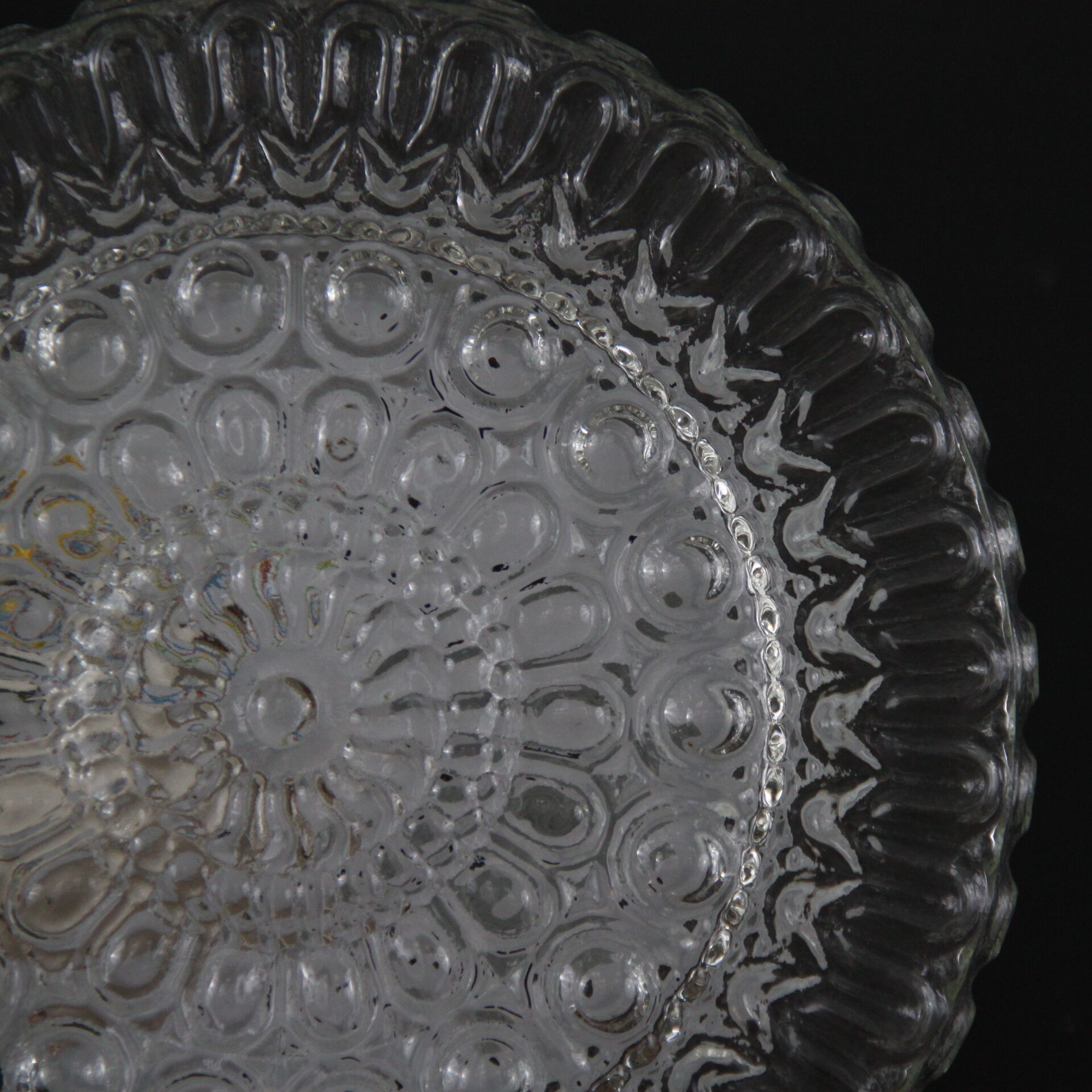 Round ceiling lamp, seventies